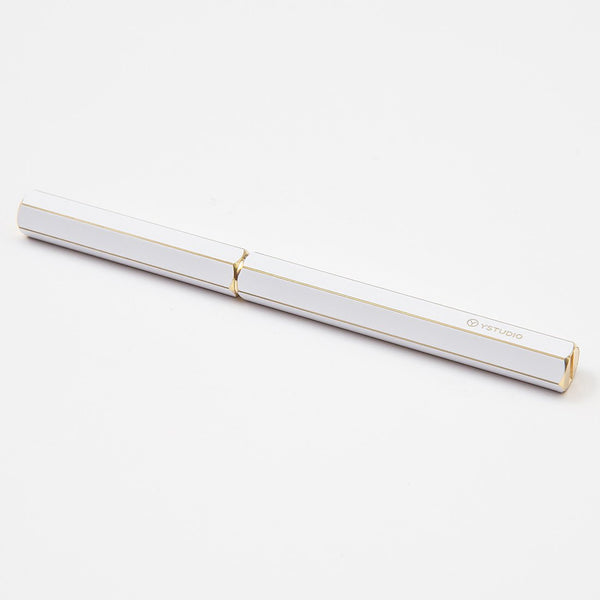 画像をギャラリービューアに読み込む, Ystudio Classic Revolve Rollerball Pen - White