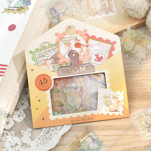이미지를 갤러리 뷰어에 로드 , BGM Post Office Animal Forest Flakes Seal, BGM, Flakes Seal, bgm-post-office-animal-forest-flakes-seal, BGM, Flakes Seal, New 2023, New January, Cityluxe