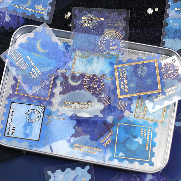 将图片加载到图库查看器,BGM Post Office Galaxy Tour Flakes Seal, BGM, Flakes Seal, bgm-post-office-galaxy-tour-flakes-seal, BGM, Flakes Seal, New 2023, New January, Cityluxe