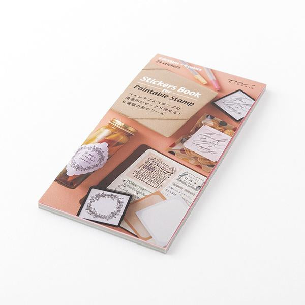 画像をギャラリービューアに読み込む, Midori Stickers Book For Pre-Inked Stamp - Warm Colors