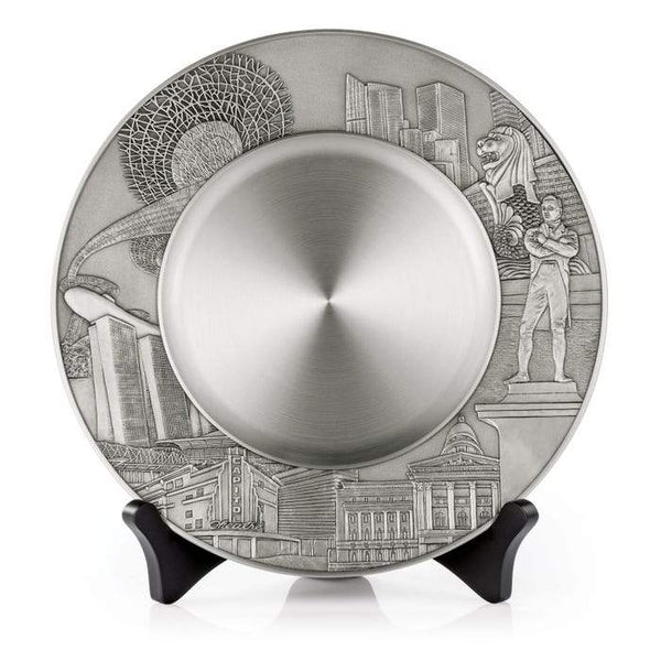 将图片加载到图库查看器,Royal Selangor Singapore Scenes Civic District Plate