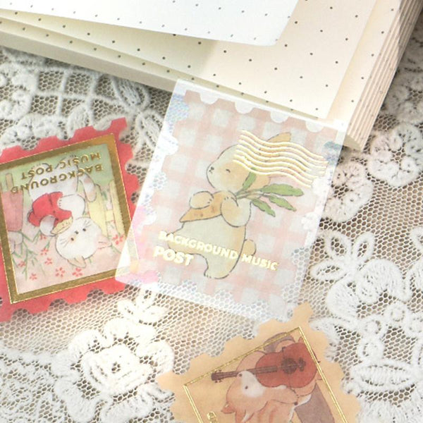 이미지를 갤러리 뷰어에 로드 , BGM Post Office Animal Forest Flakes Seal, BGM, Flakes Seal, bgm-post-office-animal-forest-flakes-seal, BGM, Flakes Seal, New 2023, New January, Cityluxe