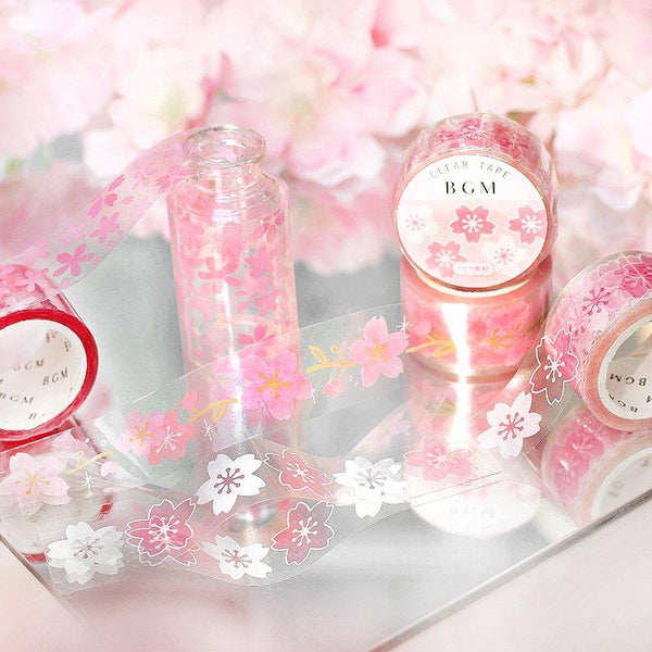 이미지를 갤러리 뷰어에 로드 , BGM Sakura Maizakura Clear Tape, BGM, Clear Tape, bgm-sakura-maizakura-clear-tape, BGM, Clear Tapes, Floral, Sakura, Cityluxe