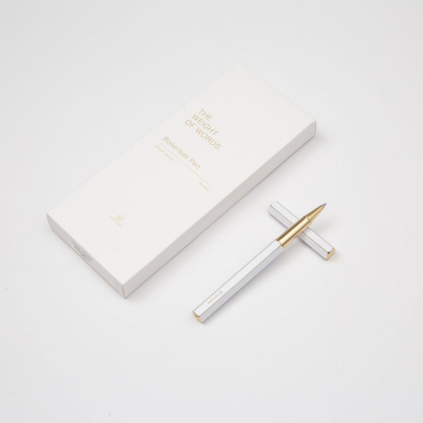画像をギャラリービューアに読み込む, Ystudio Classic Revolve Rollerball Pen - White
