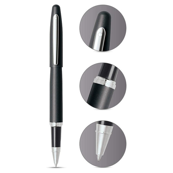 Load image into Gallery viewer, Sheaffer VFM Matte Black Rollerball Pen, Sheaffer, Rollerball Pen, sheaffer-vfm-matte-black-rollerball-pen, Black, can be engraved, Cityluxe