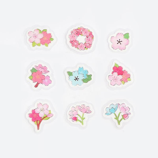 将图片加载到图库查看器,BGM Sakura Colorful Flakes Seal, BGM, Flakes Seal, bgm-sakura-colorful-flakes-seal, BGM, Flakes Seal, New January, Pink, Sakura, Cityluxe