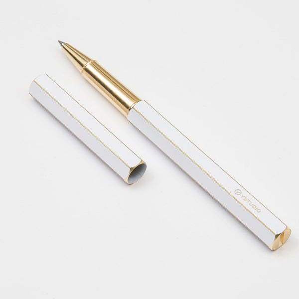 画像をギャラリービューアに読み込む, Ystudio Classic Revolve Rollerball Pen - White