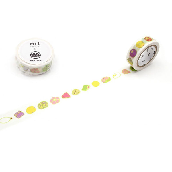 画像をギャラリービューアに読み込む, MT x Sou Washi Tape SouSou Japanese Sweets 7m, MT Tape, Washi Tape, mt-x-sou-washi-tape-sousou-japanese-sweets-7m, 7m, Japanese Sweets, MT 2022 Summer, New August, New September, Cityluxe