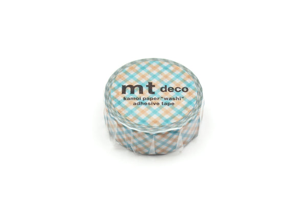 画像をギャラリービューアに読み込む, MT Deco Washi Tape - Overlapping Orange Checkered