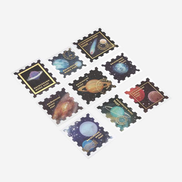 将图片加载到图库查看器,BGM Post Office / Space Flakes Seal, BGM, Seal, bgm-post-office-space-flakes-seal, 2022 Jul New, Cityluxe