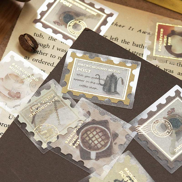 将图片加载到图库查看器,BGM Post Office / Coffee Flakes Seal, BGM, Seal, bgm-post-office-coffee-flakes-seal, 2022 Jul New, Cityluxe