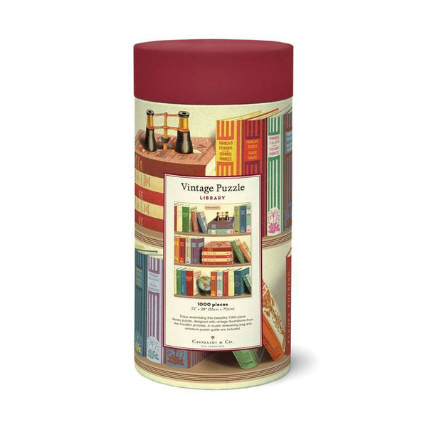 이미지를 갤러리 뷰어에 로드 , Cavallini Puzzle Library Books, Cavallini, Puzzle, cavallini-puzzle-library-books, , Cityluxe