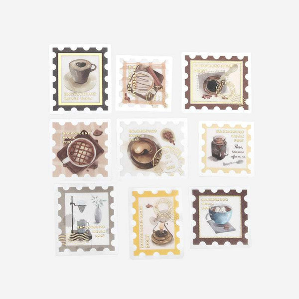 将图片加载到图库查看器,BGM Post Office / Coffee Flakes Seal, BGM, Seal, bgm-post-office-coffee-flakes-seal, 2022 Jul New, Cityluxe
