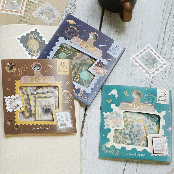 将图片加载到图库查看器,BGM Post Office / Space Flakes Seal, BGM, Seal, bgm-post-office-space-flakes-seal, 2022 Jul New, Cityluxe
