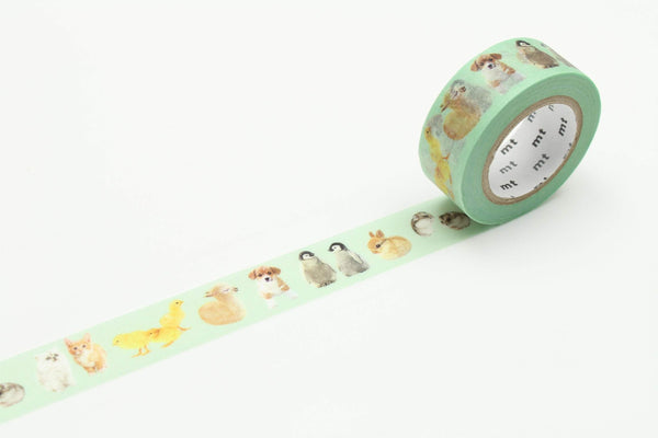 将图片加载到图库查看器,MT EX Washi Tape - Baby Animals