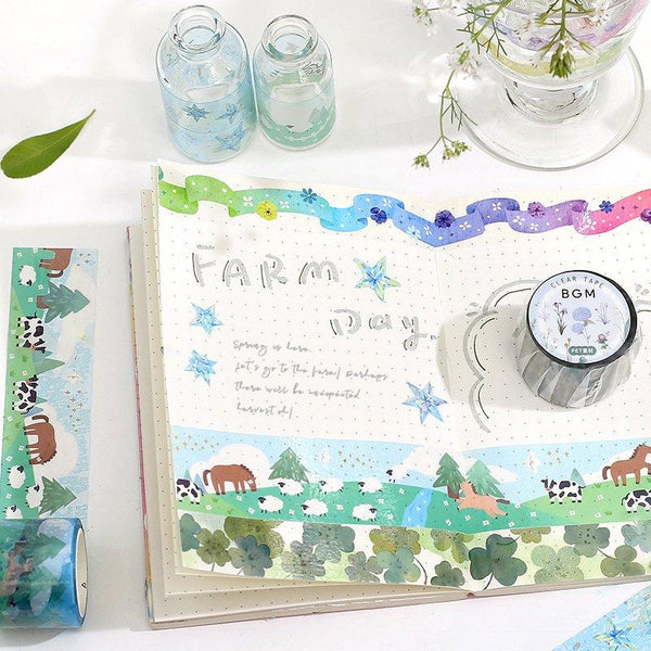 将图片加载到图库查看器,BGM Harvest Moon Clear Tape, BGM, Clear Tape, bgm-harvest-moon-clear-tape, 2022 Jul New, Cityluxe