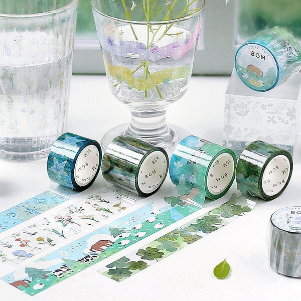 Load image into Gallery viewer, BGM Iris Clear Tape, BGM, Clear Tape, bgm-iris-clear-tape, 2022 Jul New, Cityluxe