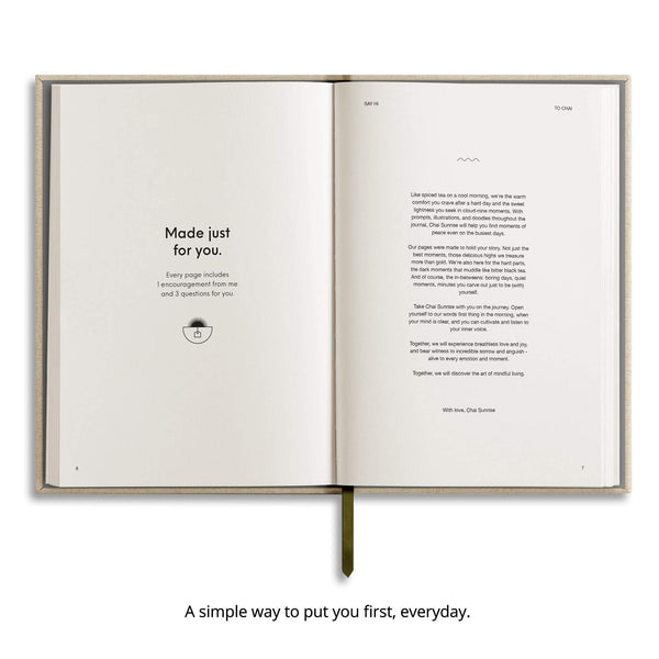 Load image into Gallery viewer, Chai Sunrise 3 Questions a Day Journal Green, Chai Sunrise, Notebook, chai-sunrise-3-questions-a-day-journal-green, Green, New August, Cityluxe