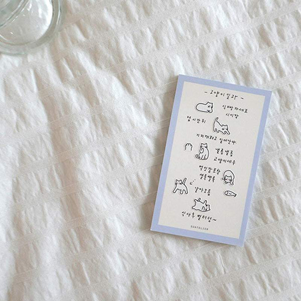 画像をギャラリービューアに読み込む, Suatelier Sticker Deco .09 (Cat), Suatelier, Sticker, suatelier-sticker-deco-09-cat, For Crafters, New August, Stickers, Cityluxe