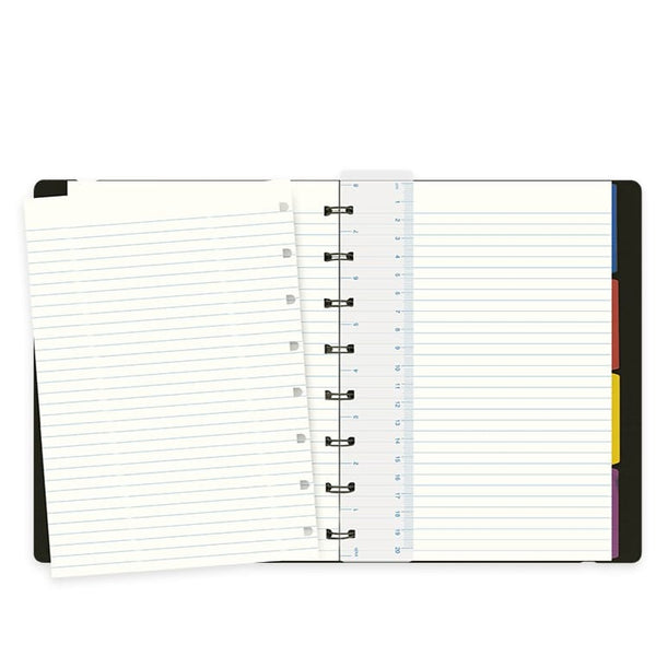 Load image into Gallery viewer, Filofax A5 Notebook Classic Black, FILOFAX, Notebook, filofax-a5-notebook-classic-black, Black, Ruled, Cityluxe