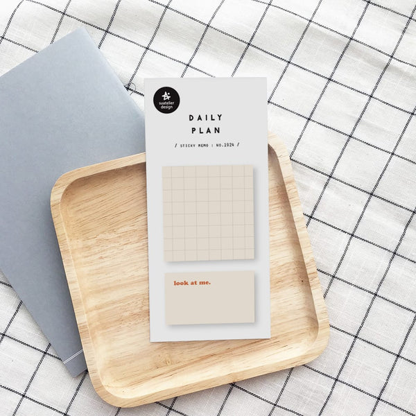Load image into Gallery viewer, Suatelier Daily Plan 18 Sticky Memo, Suatelier, Sticky Memo, suatelier-daily-plan-18-sticky-memo, , Cityluxe