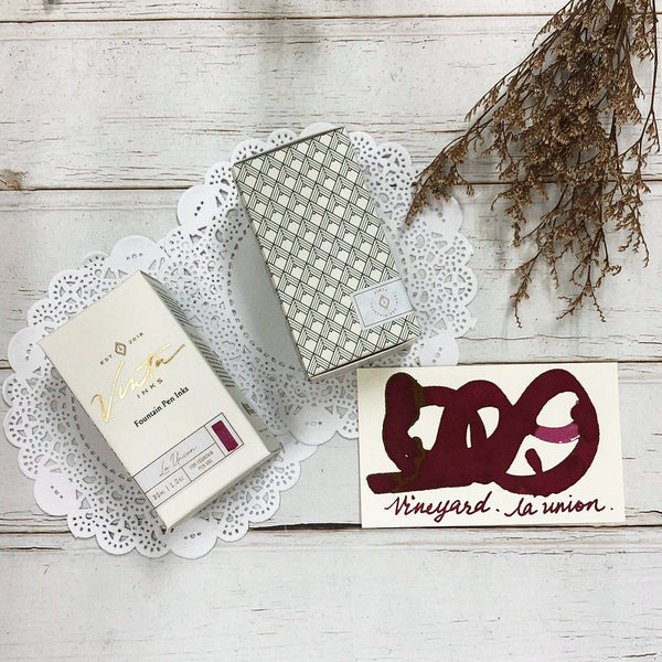 Load image into Gallery viewer, Vinta Inks 30ml Ink Bottle Vineyard (La Union 1971), Vinta Inks, Ink Bottle, vinta-inks-30ml-ink-bottle-vineyard-la-union-1971, Inktober22, Purple, Red, Cityluxe