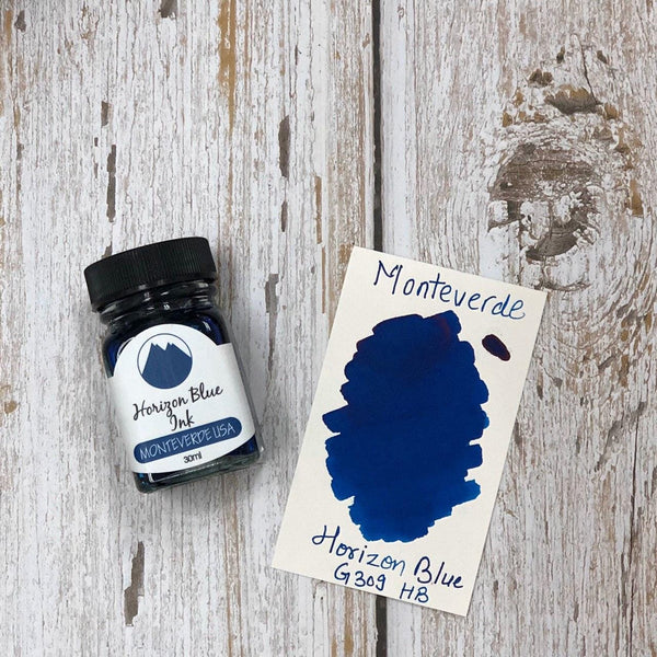 Load image into Gallery viewer, Monteverde 30ml Ink Bottle Horizon Blue, Monteverde, Ink Bottle, monteverde-30ml-ink-bottle-horizon-blue, Blue, G309, Ink & Refill, Ink bottle, Monteverde, Monteverde Ink Bottle, Monteverde Refill, Pen Lovers, Cityluxe