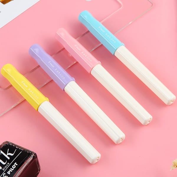 Load image into Gallery viewer, Pilot Kakuno Fountain Pen, PILOT, Fountain Pen, pilot-kakuno-fountain-pen, Blue, can be engraved, Clear, Green, Grey, Orange, Pink, Purple, Red, Yellow, Cityluxe