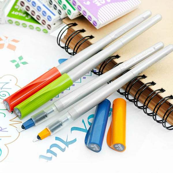 将图片加载到图库查看器,Pilot Parallel Pen, PILOT, Calligraphy Pen, pilot-parallel-pen, Blue, Green, Orange, Red, Cityluxe