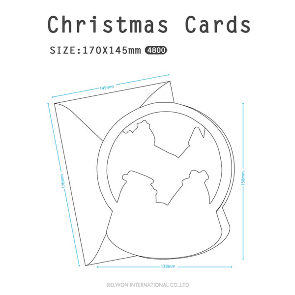 画像をギャラリービューアに読み込む, D'Won 3D Christmas Pop-Up Card Christmas Town Ball, D'Won, Greeting Cards, dwon-3d-christmas-pop-up-card-christmas-town-ball, 3D cards, Christmas cards, Christmas night, D'Won, greeting cards, New December, Pop up card, Cityluxe