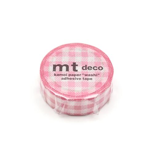 이미지를 갤러리 뷰어에 로드 , MT Deco Washi Tape - Stripe Pink Checkered