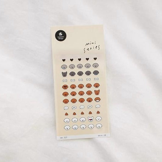 이미지를 갤러리 뷰어에 로드 , Suatelier Sticker Deco. 10 (Puppy), Suatelier, Sticker, suatelier-sticker-deco-10-puppy, For Crafters, New August, Stickers, Cityluxe