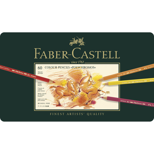 Load image into Gallery viewer, Faber-Castell Polychromos Artist Colour Pencil Set of 60, Faber-Castell, Colour Pencil, faber-castell-polychromos-artist-colour-pencil-set-of-60, , Cityluxe