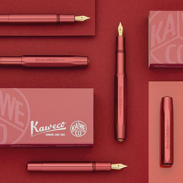 Load image into Gallery viewer, Kaweco Collection Fountain Pen Ruby, Kaweco, Fountain Pen, kaweco-collection-fountain-pen-ruby, can be engraved, Fountain Pen, Kaweco, Kaweco Collection, Metallic, New November, Red, Ruby, Cityluxe