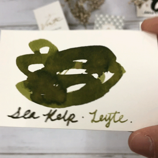 Load image into Gallery viewer, Vinta Inks 30ml Ink Bottle Sea Kelp (Leyte 1944), Vinta Inks, Ink Bottle, vinta-inks-30ml-ink-bottle-sea-kelp-leyte-1944, Green, Inktober22, Cityluxe