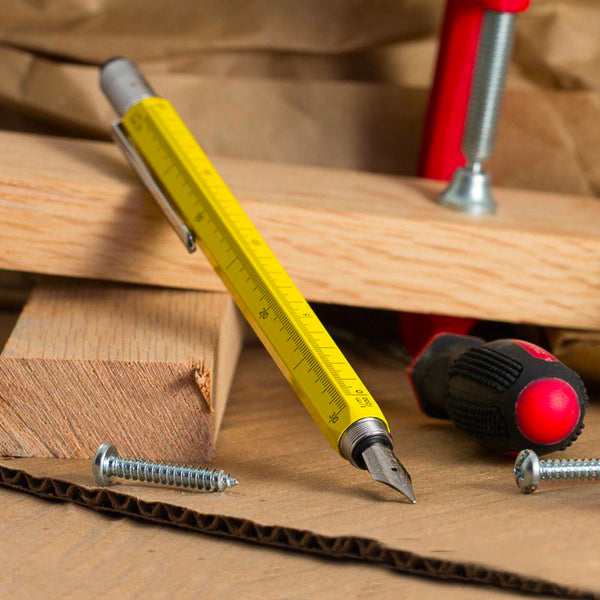 Load image into Gallery viewer, Monteverde Tool Fountain Pen, Monteverde, Fountain Pen, monteverde-tool-fountain-pen-black, Black, Blue, Brown, Bullet Journalist, fp day 2021, Gold, Monteverde, multi functions pen, Orange, Pen Lovers, Red, Silver, Tool Pen, Yellow, Cityluxe