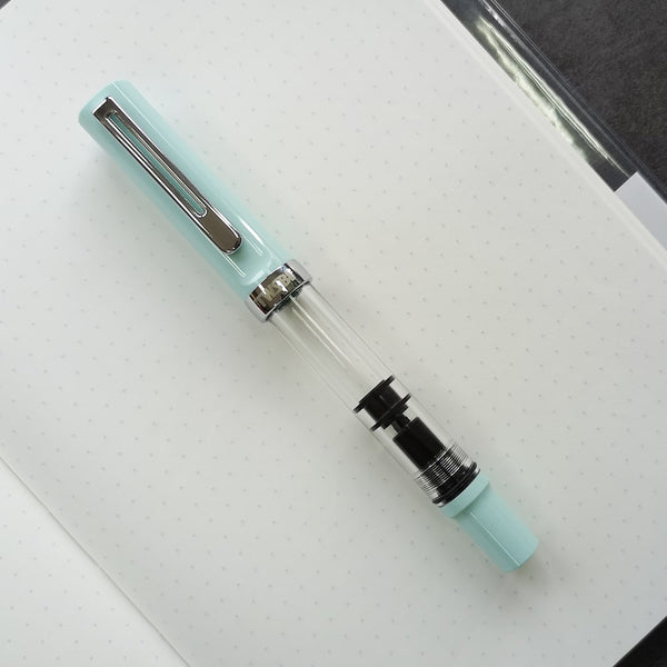 Load image into Gallery viewer, TWSBI ECO-T Fountain Pen Mint Blue, TWSBI, Fountain Pen, twsbi-eco-t-fountain-pen-mint-blue, Blue, can be engraved, Clear, demonstrator, TWSBI Eco-T, Cityluxe