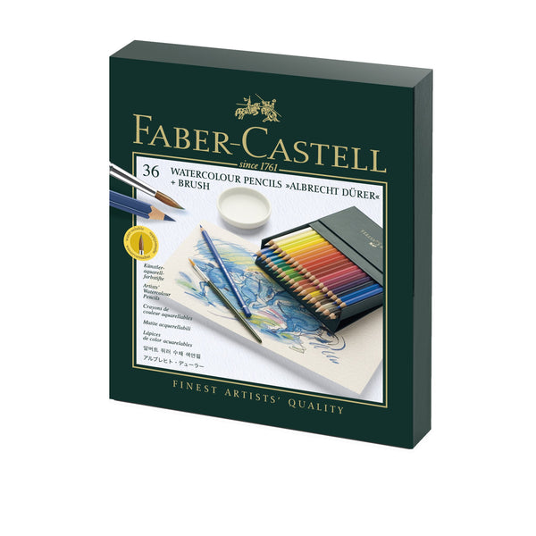 Load image into Gallery viewer, Faber-Castell Polychromos Artist Watercolour Pencil Set of 36 with Brush, Faber-Castell, Watercolour, faber-castell-polychromos-artist-watercolour-pencil-set-of-36-with-brush, , Cityluxe