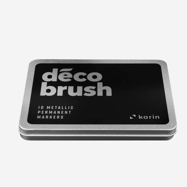 이미지를 갤러리 뷰어에 로드 , Karin DécoBrush Metallic Set of 10, Karin, Brush Pen, karin-decobrush-metallic-set-of-10, Multicolour, Cityluxe