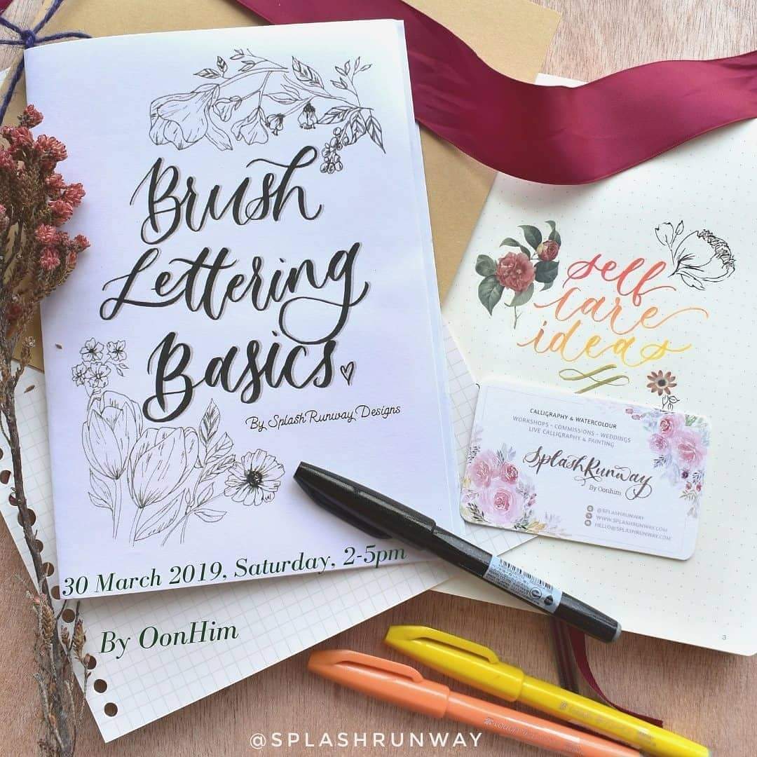 Brush Lettering Basic (with Gradient Effect)