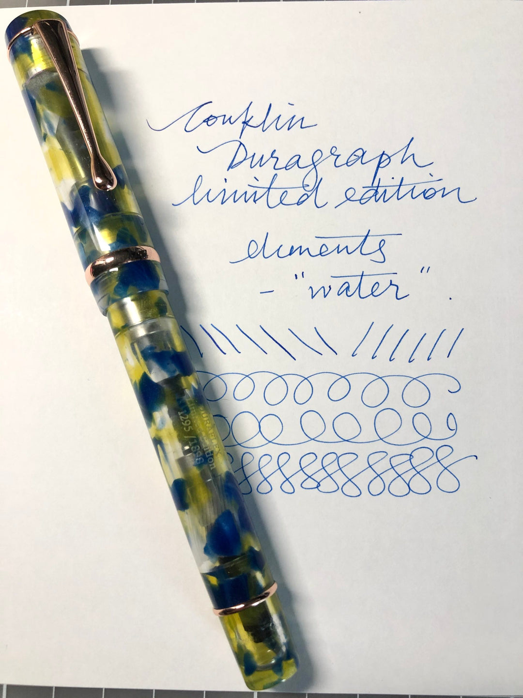 Conklin Duragraph Elements Limited Edition Water (EF nib)