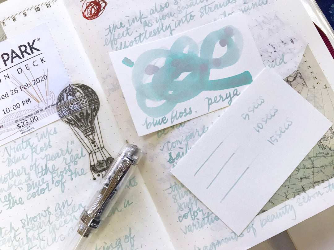 Ink Review: Vinta Inks Blue Floss (Perya 1820)