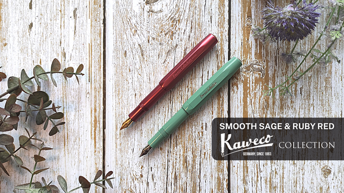 Kaweco Collection Fountain Pen Ruby Red and Sage Green Unboxing Review