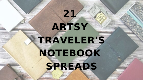 21 Traveler’s Notebook Artsy Spreads that will blow you away