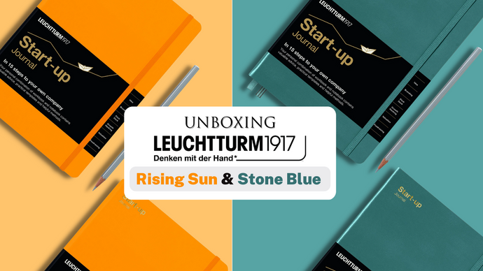 Leuchtturm1917 Start-up Journal: Rising Sun and Stone Blue Review