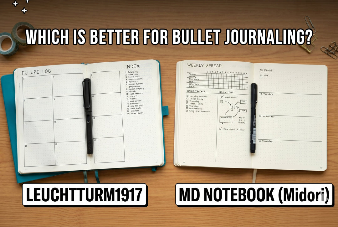 Leuchtturm1917 vs MD Notebook: Which Is Better for Bullet Journaling?