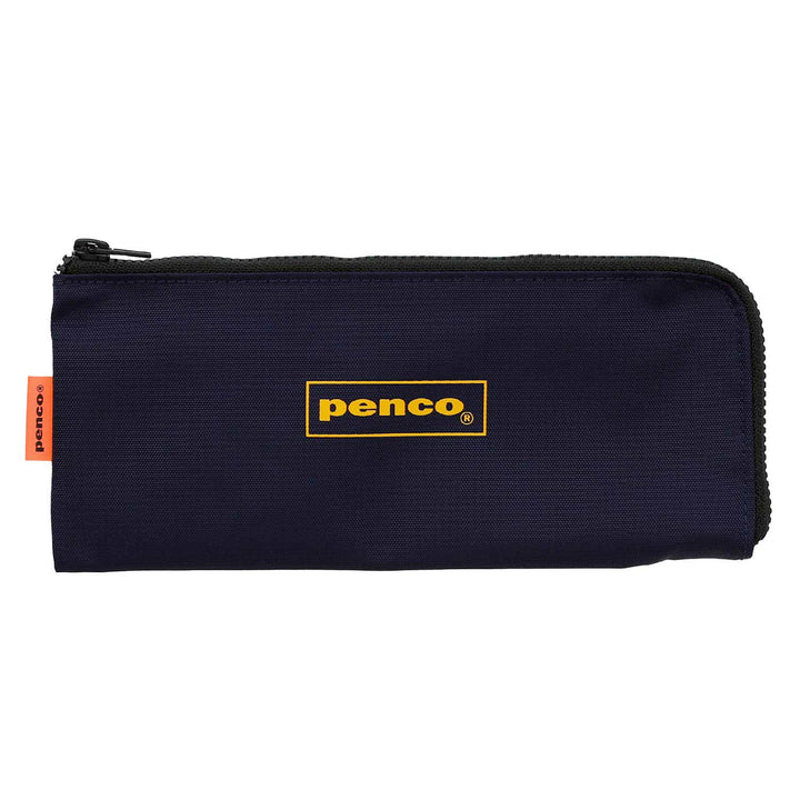 Penco Flat Pencil Case - Navy