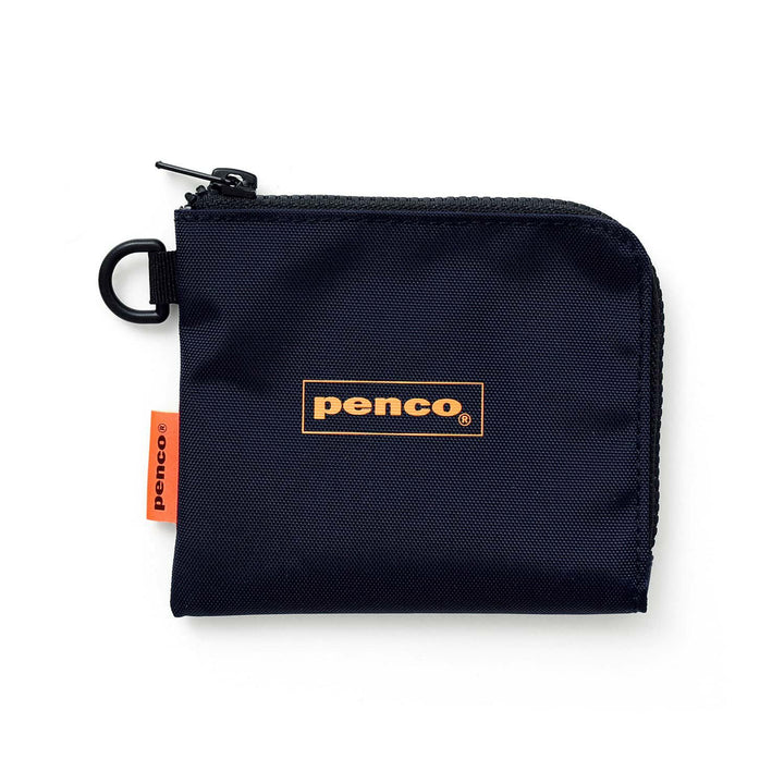 Penco L-Zip Purse in Navy — Hightide coin purses — premium stationery and lifestyle, at Cityluxe Singapore