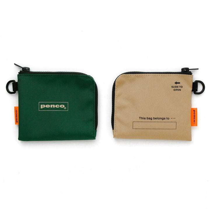 Penco L-Zip Purse - Dark Green