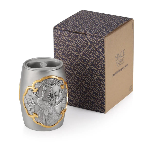 Load image into Gallery viewer, Royal Selangor Straits Expression - Peacock &amp; Phoenix Travel Caddy
